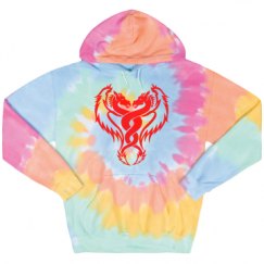 Unisex Tie-Dye Fleece Hoodie