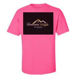 Unisex Ultra Cotton Safety Neon Crewneck Tee