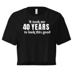 Ladies Festival Cali Crop Top Tee