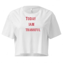 Ladies Festival Cali Crop Top Tee