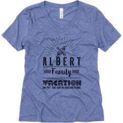 Ladies Relaxed Fit Super Soft Triblend V-Neck Tee