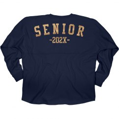 Metallic Class Of Year Seniors Jersey
