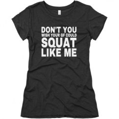 Ladies Slim Fit Super Soft Triblend Tee