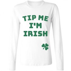 Ladies Relaxed Fit Basic Long Sleeve Tee