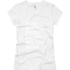Ladies Slim Fit Basic Promo Jersey Tee