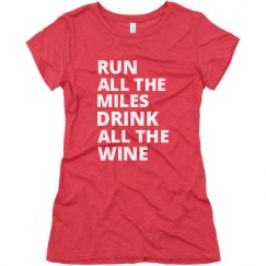 Ladies Slim Fit Super Soft Triblend Tee