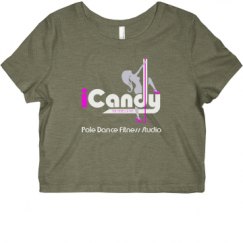 Ladies Slim Fit Crop Top Tee