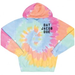 Unisex Tie-Dye Fleece Hoodie