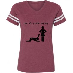 Ladies Relaxed Fit Vintage Sports Tee