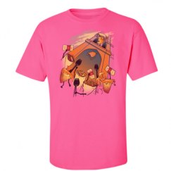 Unisex Ultra Cotton Safety Neon Crewneck Tee