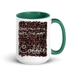 15oz Ceramic Mug with Color Inside