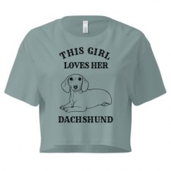 Ladies Festival Cali Crop Top Tee