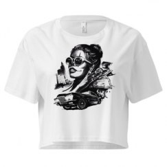 Ladies Festival Cali Crop Top Tee