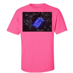 Unisex Ultra Cotton Safety Neon Crewneck Tee