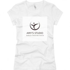 Ladies Slim Fit Basic Promo Jersey Tee