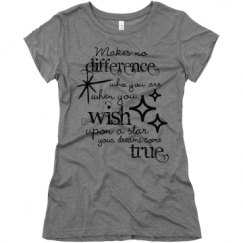 Ladies Slim Fit Super Soft Triblend Tee