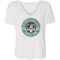 Ladies Flowy Slouchy V-Neck Tee