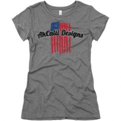 Ladies Slim Fit Super Soft Triblend Tee