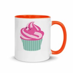 11oz Ceramic Mug with Color Inside