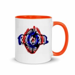 11oz Ceramic Mug with Color Inside