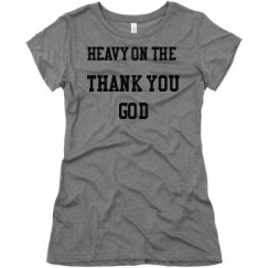 Ladies Slim Fit Super Soft Triblend Tee