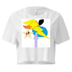 Ladies Festival Cali Crop Top Tee