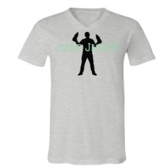 Unisex V-Neck Jersey Tee