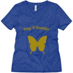 Ladies Relaxed Fit V-Neck Tee