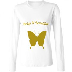 Ladies Relaxed Fit Basic Long Sleeve Tee