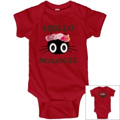 EBIP INFANT HELLO PRINCESS ONESIE