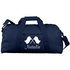 Color Guard Auxiliary Gear Bag With Custom Name