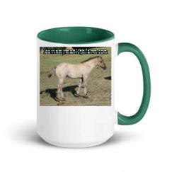 15oz Ceramic Mug with Color Inside