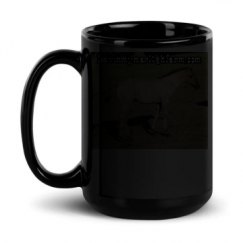 15oz Black Glossy Mug