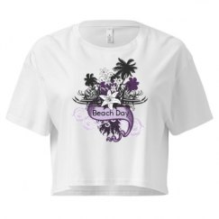 Ladies Festival Cali Crop Top Tee