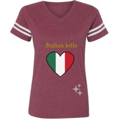 Ladies Relaxed Fit Vintage Sports Tee