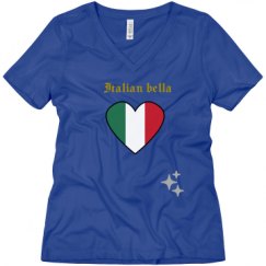 Ladies Relaxed Fit V-Neck Tee