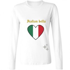 Ladies Relaxed Fit Basic Long Sleeve Tee