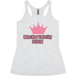 Ladies Slim Fit Super Soft Racerback Triblend Tank