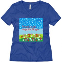 Ladies Relaxed Fit V-Neck Tee