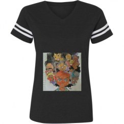 Ladies Relaxed Fit Vintage Sports Tee