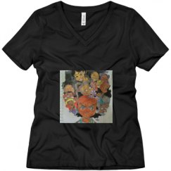 Ladies Relaxed Fit V-Neck Tee