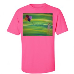 Unisex Ultra Cotton Safety Neon Crewneck Tee