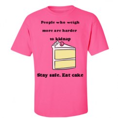 Unisex Ultra Cotton Safety Neon Crewneck Tee