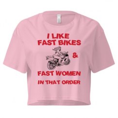 Ladies Festival Cali Crop Top Tee