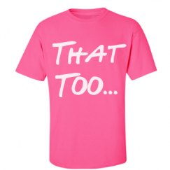 Unisex Ultra Cotton Safety Neon Crewneck Tee