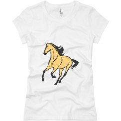 Ladies Slim Fit Basic Promo Jersey Tee