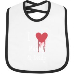 Infant Contrast Trim Bib