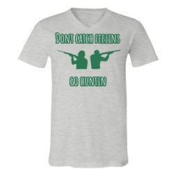 Unisex V-Neck Jersey Tee