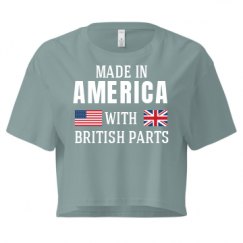 Ladies Festival Cali Crop Top Tee