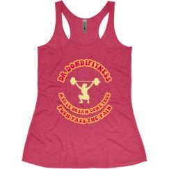 Ladies Slim Fit Super Soft Racerback Triblend Tank